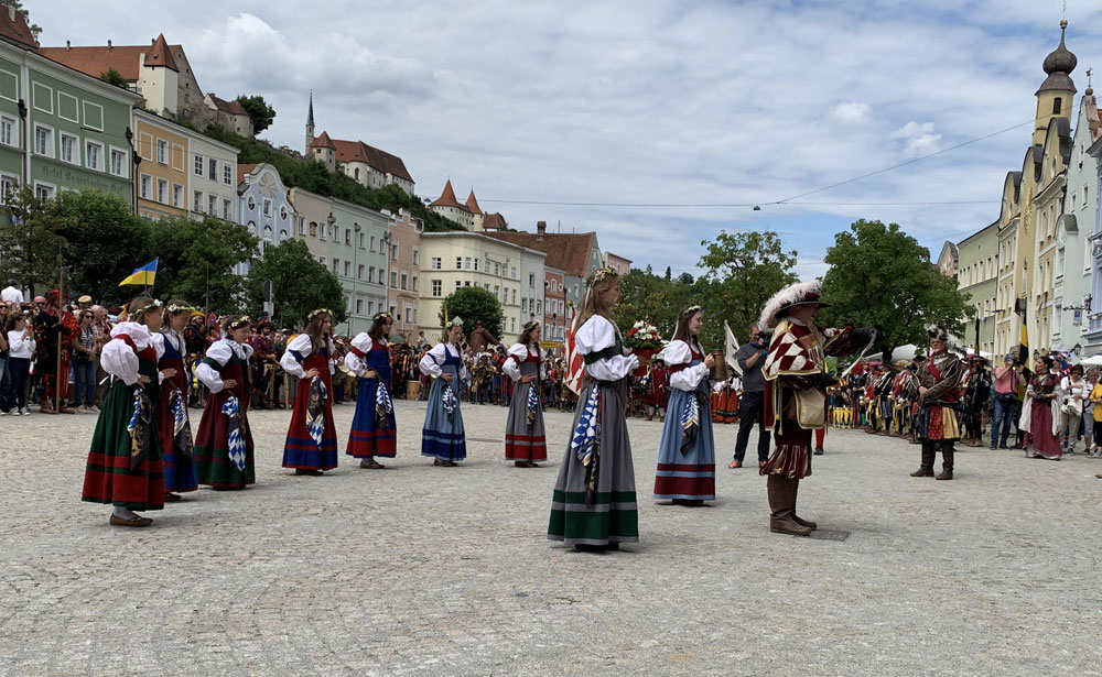 Historisches Tanzspiel - Auftritt Burgfest 2022